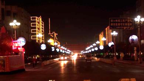 长葛市区夜景