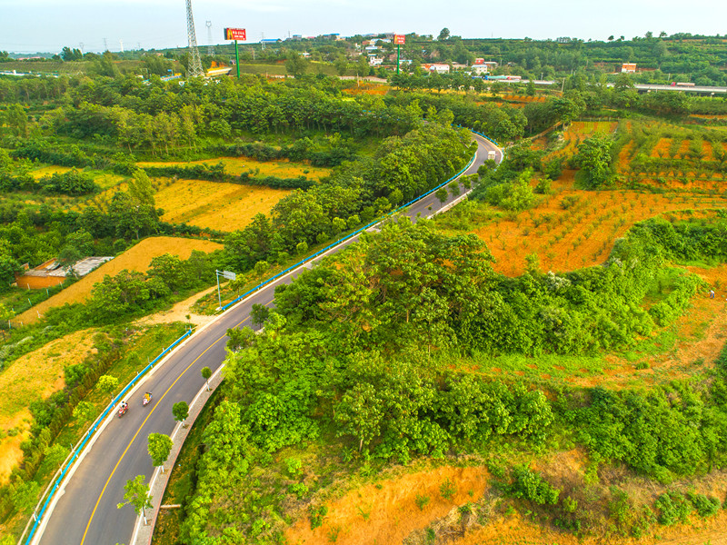 美麗農村公路。河南省交通運輸廳供圖