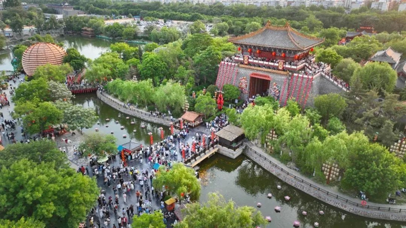 五一假期，河南共接待国内游客6168.1万人次。河南省文旅厅供图