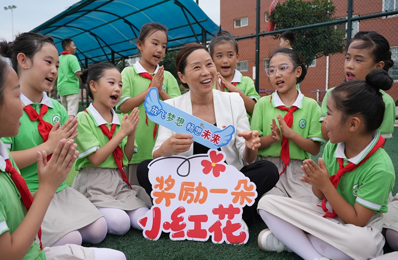 河南尉氏：我们开学啦！