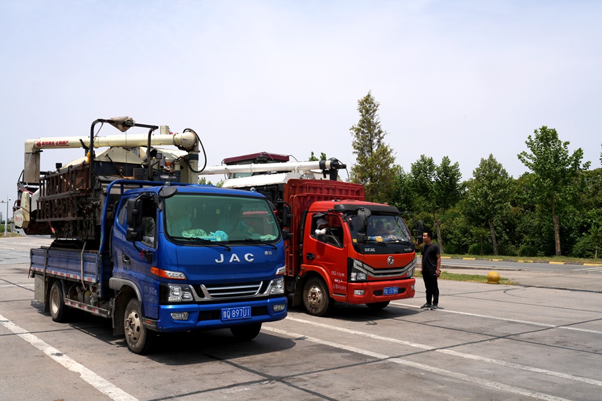 運輸車輛。（資料圖）河南省交通運輸廳供圖