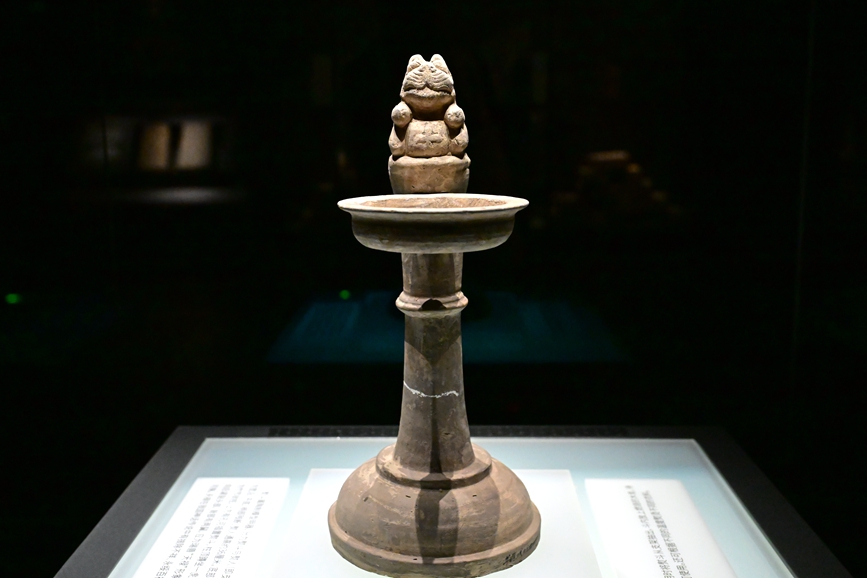 漢魏洛陽故城遺址博物館展出的文物。李衛超攝