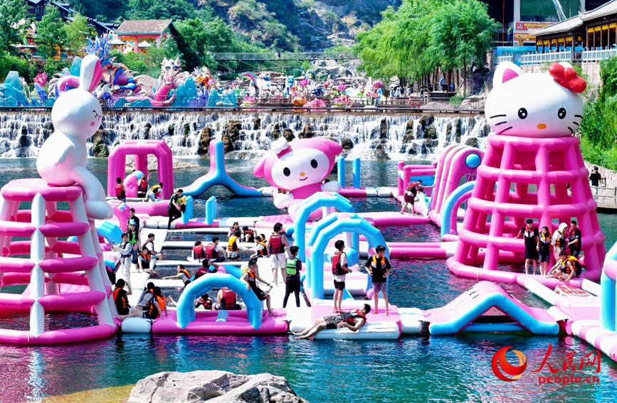 水上樂園。人民網 宋芳鑫攝