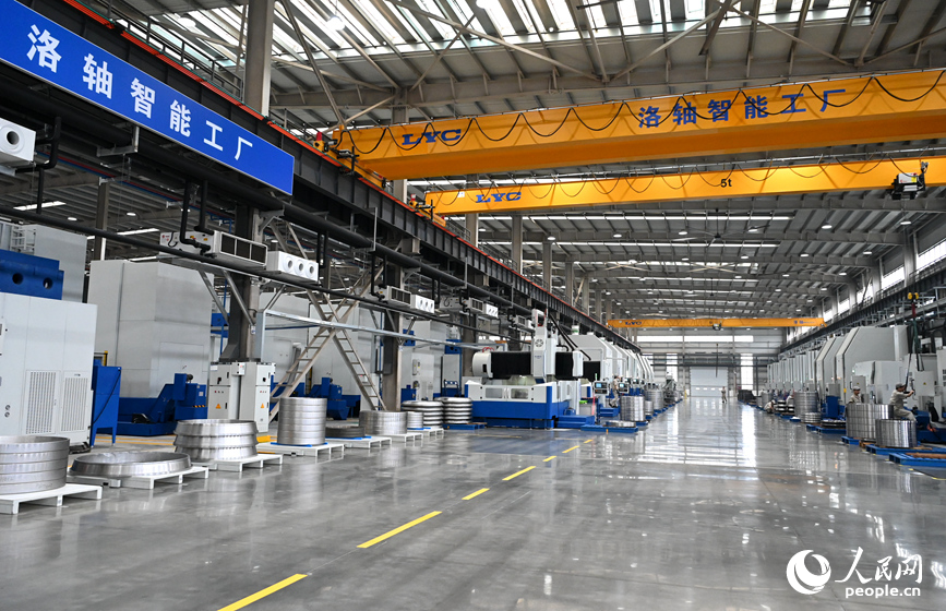 洛軸智能工廠。人民網記者 王玉興攝