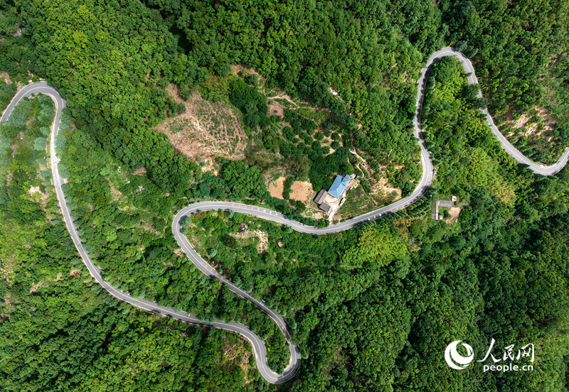 洛阳石张公路石庙段。人民网记者 王玉兴摄