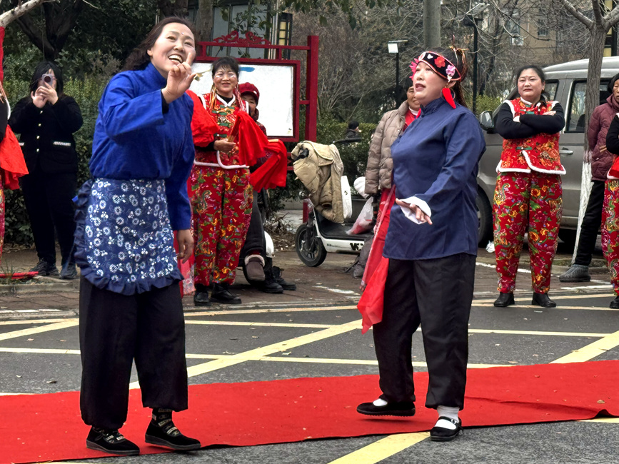 民间艺术展演。郏县县委宣传部供图