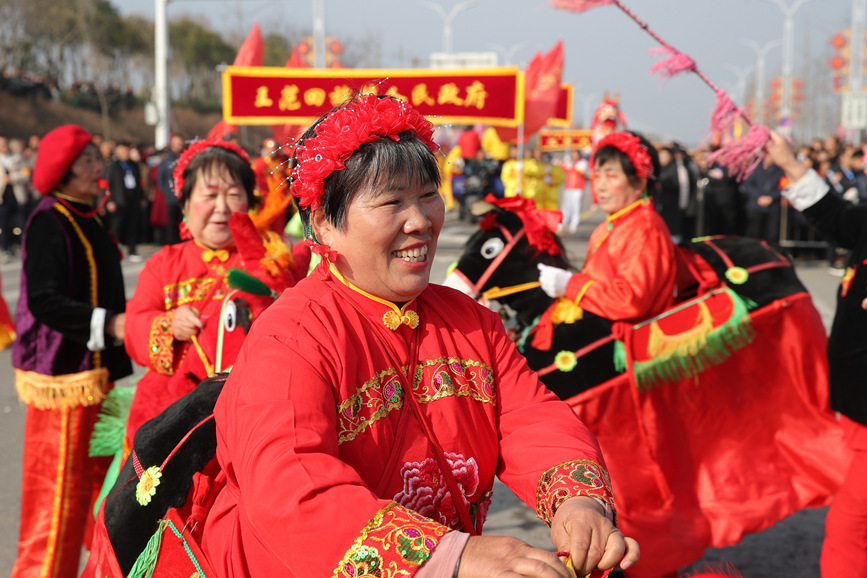 展演现场。洛宁县委宣传部供图