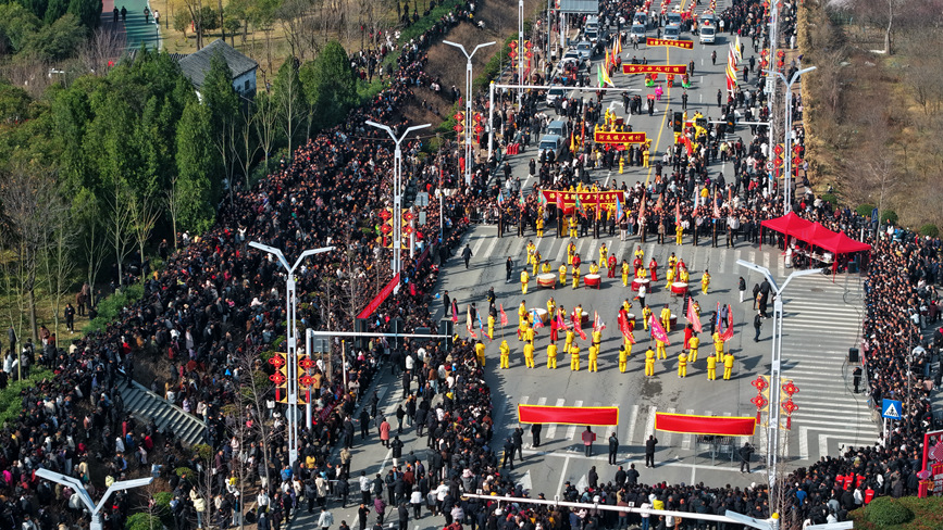 展演现场。洛宁县委宣传部供图