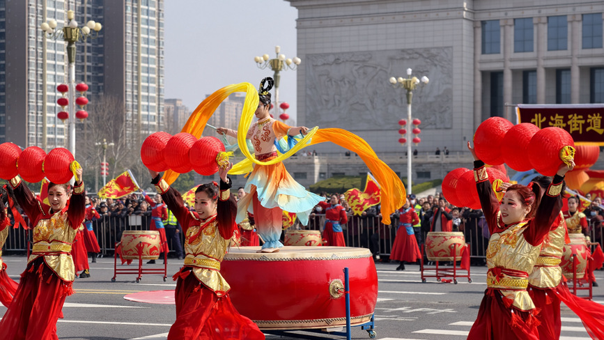 文艺汇演。济源产城融合示范区文化广电和旅游局供图